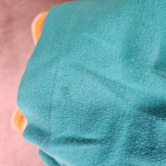 Hunt Club Vintage Striped Polo Shirt Blue Yellow Mens Size L - Picture 6 of 7